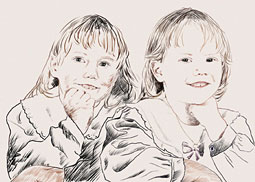 Digitale Umsetzung/Buntstift
