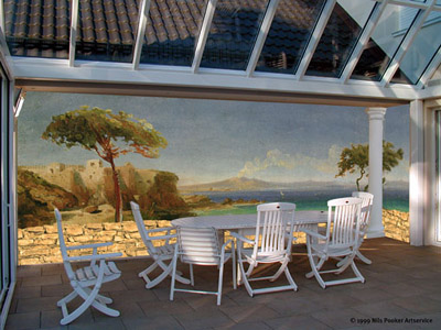 Bildmontage Wintergarten